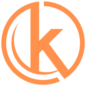 Orange K in a circle
